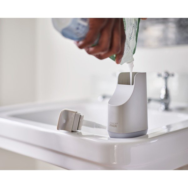 Béžový plastový dávkovač mydla 350 ml Slim – Joseph Joseph-image-3