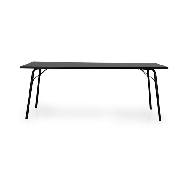 Antracitovosivý jedálenský stôl Tenzo Daxx, 90 x 200 cm