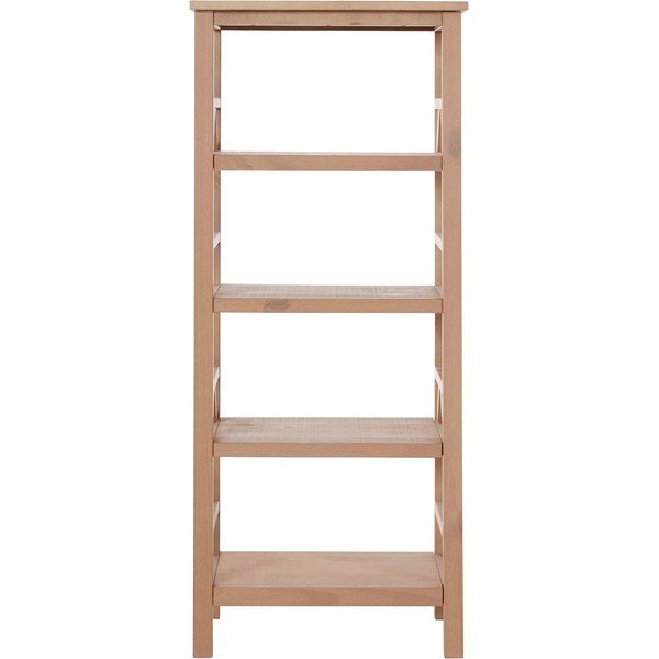 Knižnica z borovicového dreva v prírodnej farbe 62x138 cm Titian – Støraa