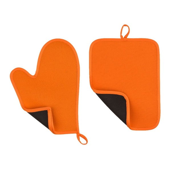 Sada 2 oranžových chňapiek Premier Housewares Oven Glove
