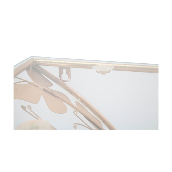 Nočný stolík v zlatej farbe Butterfly – Mauro Ferretti-image-1