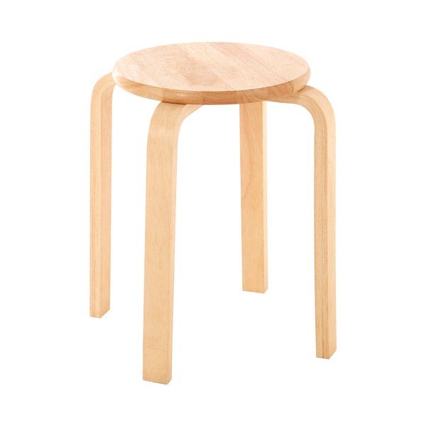 Stolička z kaučukového dreva v prírodnej farbe Heva – Premier Housewares