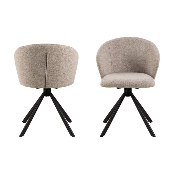 Béžové jedálenské stoličky v súprave 2 ks Pippa – Actona-image-4