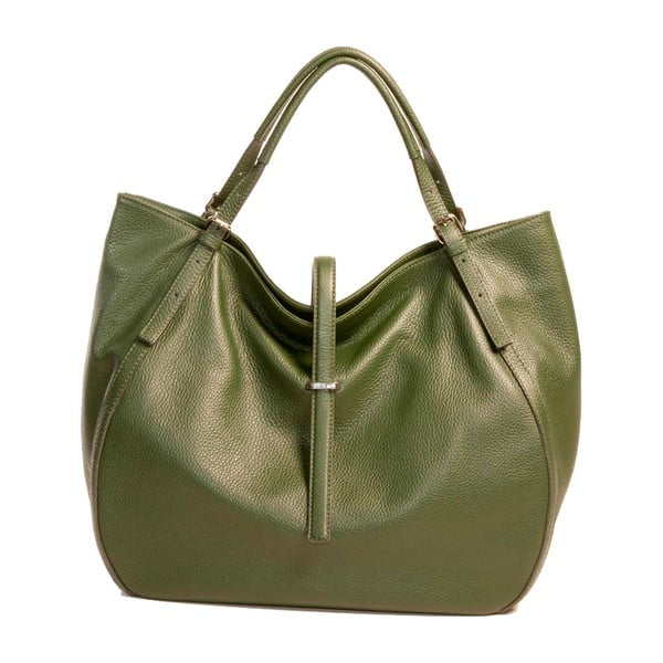 Zelená kabelka z pravej kože Andrea Cardone Luca