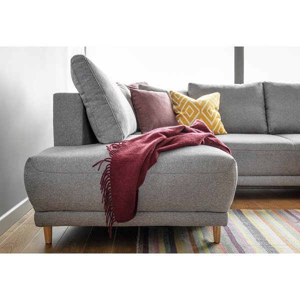 Svetlosivá rozkladacia rohová pohovka Miuform Lovely Annie, ľavý roh-image-4