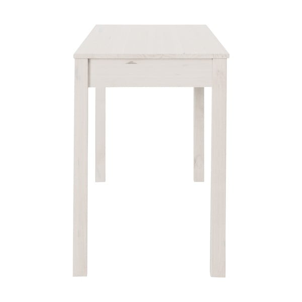 Biely pracovný stôl z borovicového dreva Støraa Gava, dĺžka 100 cm-image-4