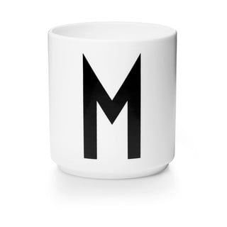 Biely porcelánový hrnček Design Letters Personal M