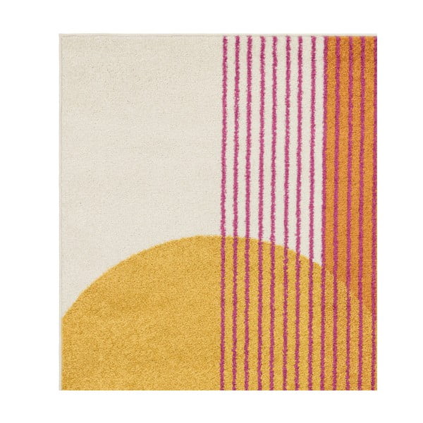 Žlto-oranžový koberec 120x170 cm Muse Orange Retro – Asiatic Carpets-image-4