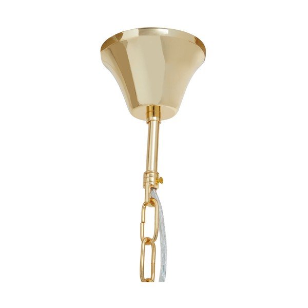 Kovové závesné svietidlo v zlatej farbe Glamour – Premier Housewares-image-3