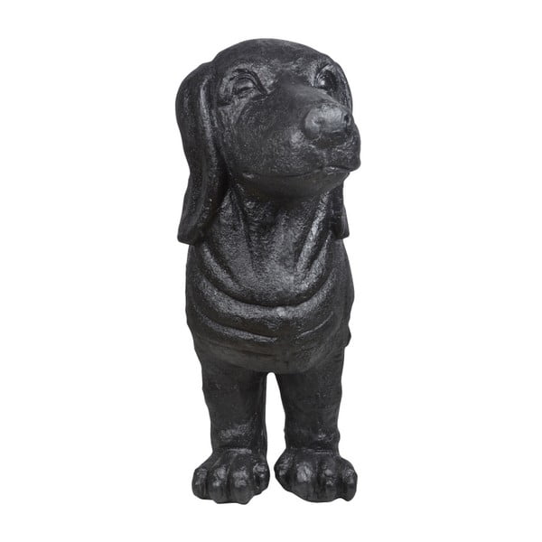 Čierna záhradná lavica Dachshund – Esschert Design-image-2