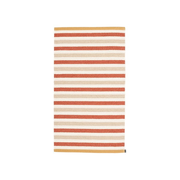 Vnútorný a vonkajší koberec v tehlovo-krémovej farbe 70x120 cm Teo Brick – Pappelina-image-3