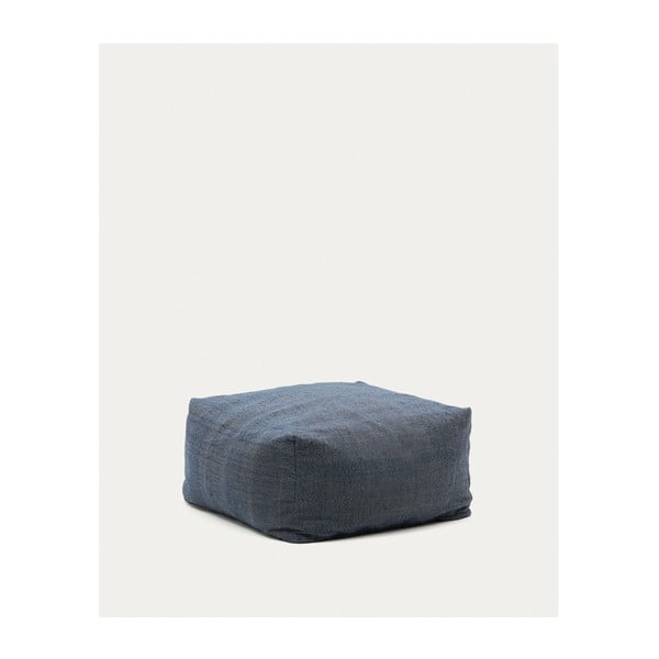 Tmavomodrý záhradný taburet Vedell – Kave Home-image-2