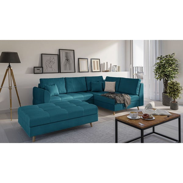 Tyrkysovomodrá podnožka Ariella – Ropez-image-2