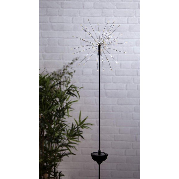 Vonkajšie solárne LED svietidlo s bielymi diódami Star Trading Firework, výška 100 cm-image-4