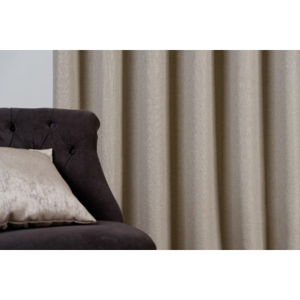 Béžový záves 140x260 cm Avalon – Mendola Fabrics-image-3