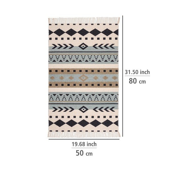 Kúpeľňová podložka z recyklovanej bavlny Wenko Bere, 50 x 80 cm-image-3