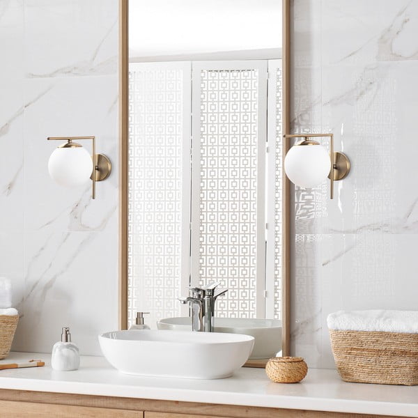 Nástenné svietidlo v bielo-zlatej farbe ø 15 cm Antique – Opviq lights-image-2