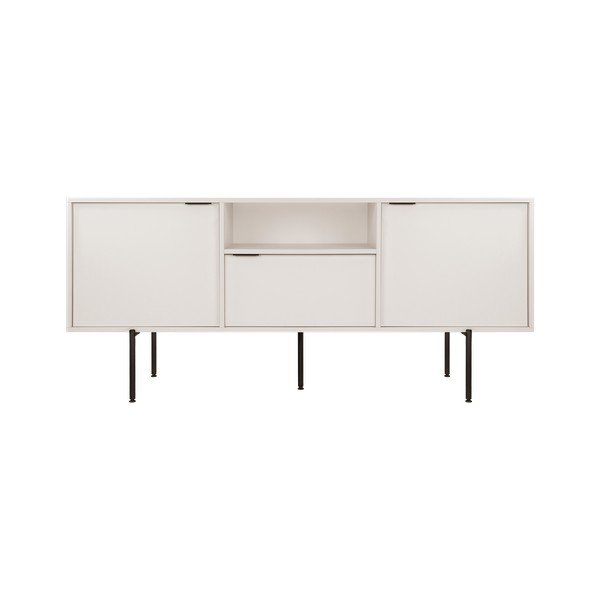 Sivobéžový TV stolík 180x79x50 cm Bau – noo.ma-image-2