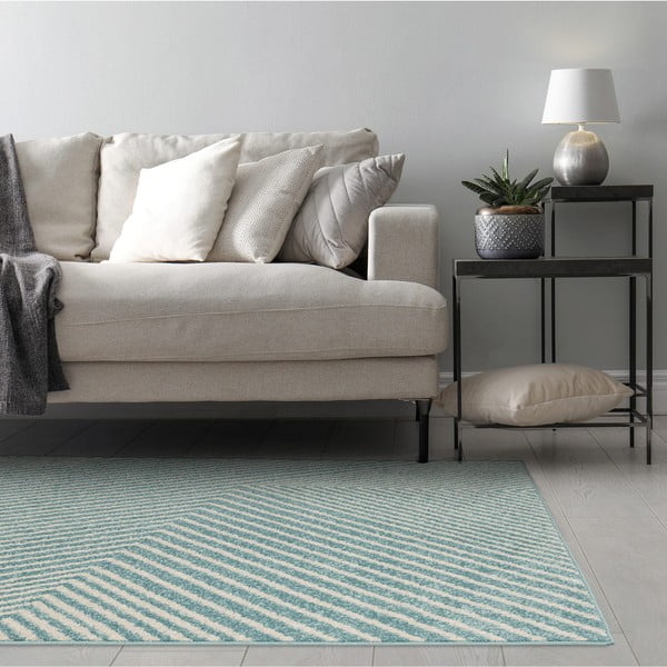 Sivo-modrý koberec 120x170 cm Muse Blue Cross – Asiatic Carpets-image-1