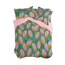 Zelená/ružová obliečka na perinu na jednolôžko 140x200 cm Papaya – Aware