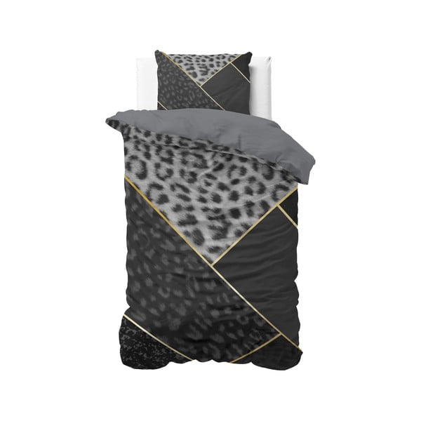Bavlnené posteľné obliečky Dreamhouse Vıber Panther Anthracite, 140 x 200 cm