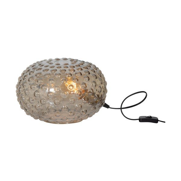Béžová stolová lampa so skleneným tienidlom (výška 20 cm) Soap – BePureHome-image-4