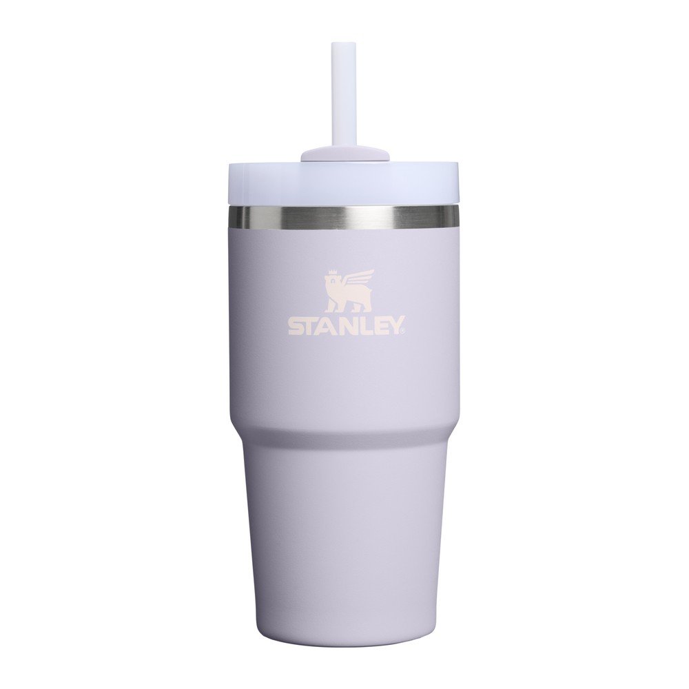 Termoska so slamkou z nehrdzavejúcej ocele v levanduľovej farbe 600 ml Quencher H2.O FlowState™ Tumbler Purple Dust – Stanley