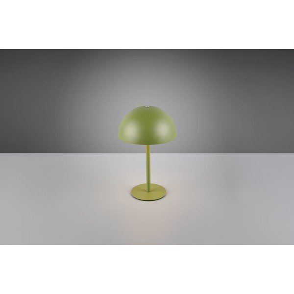 Zelená LED stolová lampa s kovovým tienidlom (výška  21 cm) Munoz – Reality-image-2