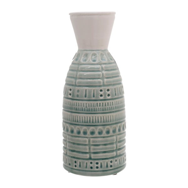 Olivovozelená keramická váza InArt Yuana