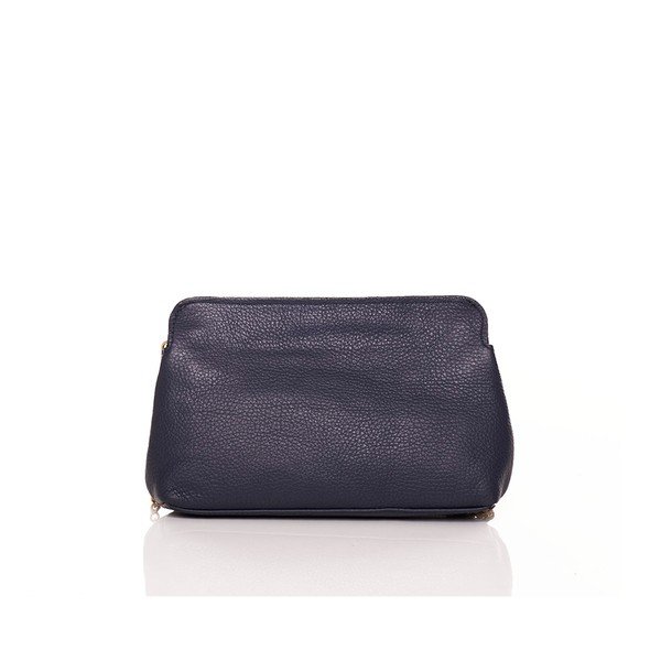 Kožená kabelka Envelope Navy-image-3