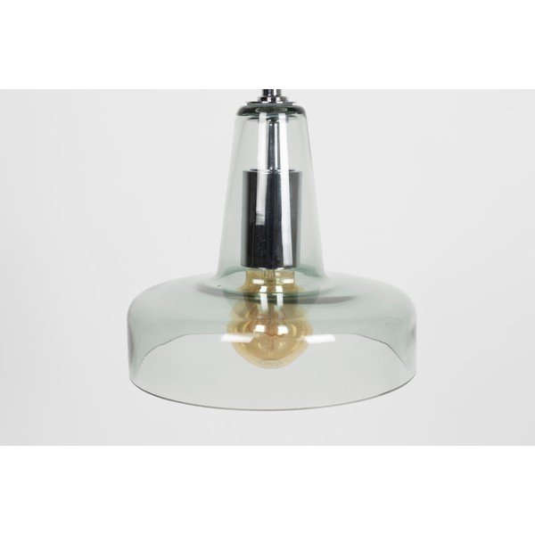 Zelené závesné svietidlo so skleneným tienidlom ø 20 cm Anshin - White Label-image-2