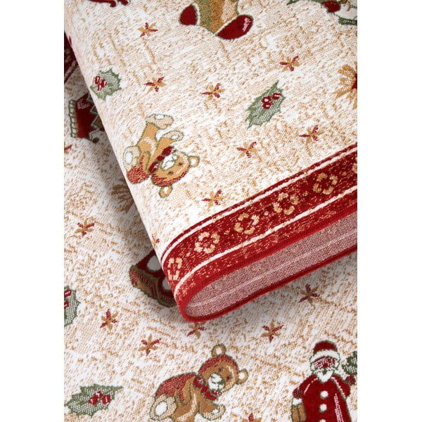 Červený behúň s vianočným motívom s prímesou bavlny 80x200 cm Toy's Delight Red Christmas – Villeroy&Boch-image-4