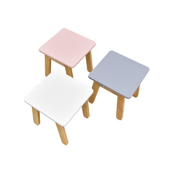 Sivá detská stolička BELLAMY Woody-image-4