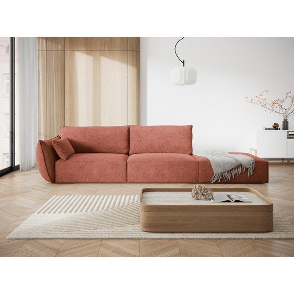 Červená leňoška (ľavý roh) Vanda – Mazzini Sofas-image-1