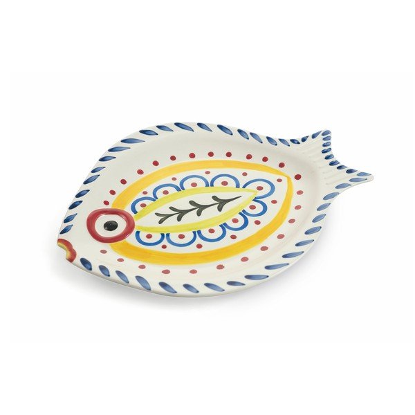 Súprava 4 dolomitových tanierov v tvare ryby VDE Tivoli 1996 Sashimi Fish-image-1
