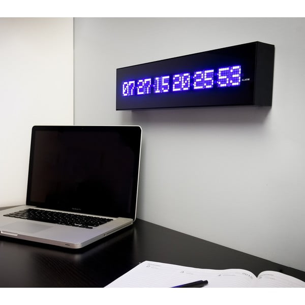 Nástenné LED hodiny s dátumom Calendar Wall Clock-image-1