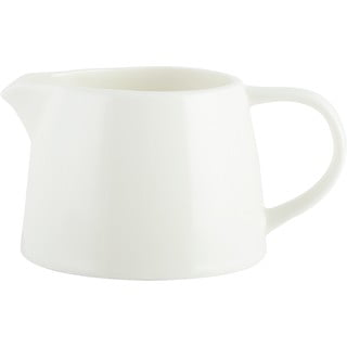 Biela porcelánová nádoba na mlieko Mikasa Ridget, 0,4 l