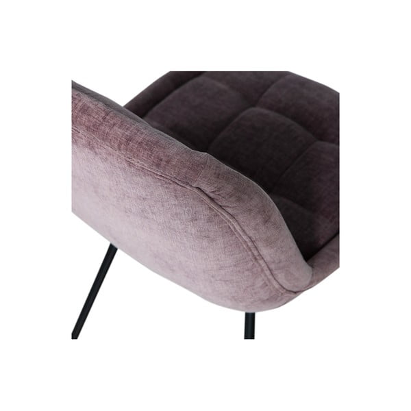Zamatové jedálenské stoličky v levanduľovej farbe v súprave 2 ks Crate – BePureHome-image-4
