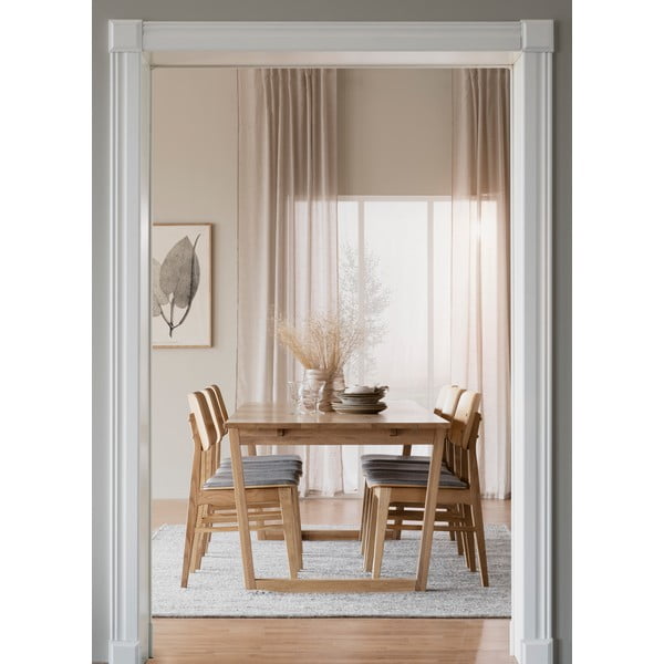 Prírodný jedálenský stôl v dubovom dekore Rowico Colonsay, 215 x 96 cm-image-3