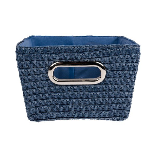 Modrý košík Wenko Chromo, šírka 28 cm-image-1