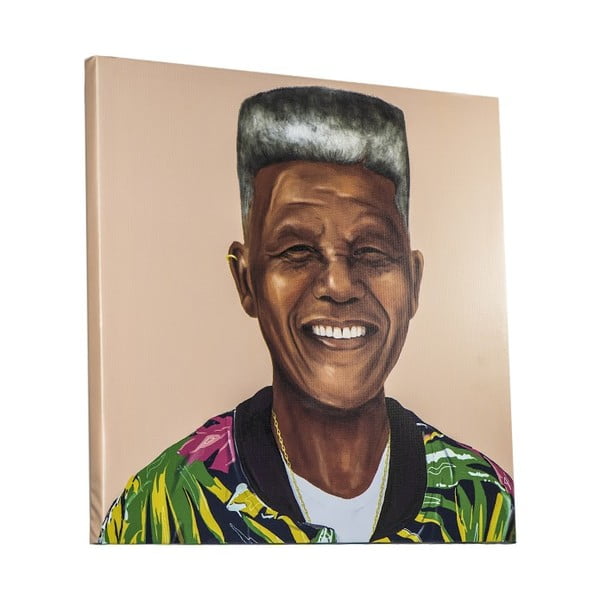 Obraz Nelson Mandela, 80x80 cm