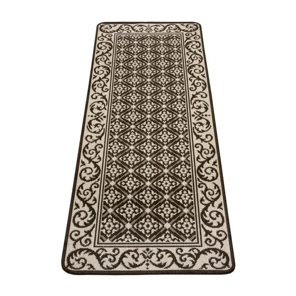 Hnedý kuchynský behúň Hanse Home Weave Romb, 70 x 180 cm-image-2