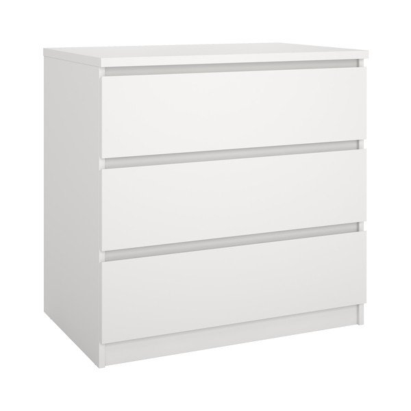 Biela komoda 77x76x50 cm Naia – Tvilum