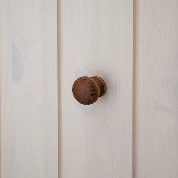 Biela predsieňová zostava z borovicového dreva 55x100x2 cm Anita – Støraa-image-4