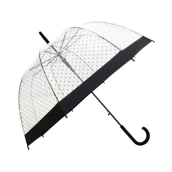 Transparentný dáždnik Birdcage Dots, ⌀ 81 cm