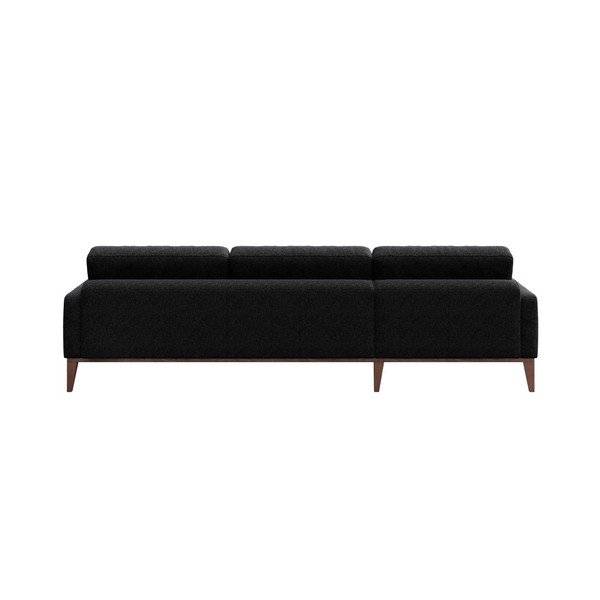 Antracitovosivá rohová pohovka MESONICA Musso Tufted, pravý roh-image-3