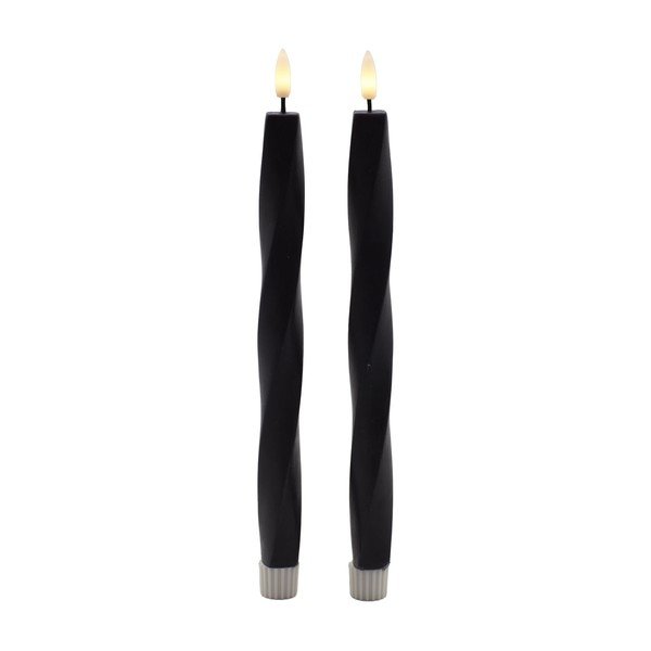 LED sviečky v súprave 2 ks na baterky (výška  26 cm) Sille Twist – Sirius