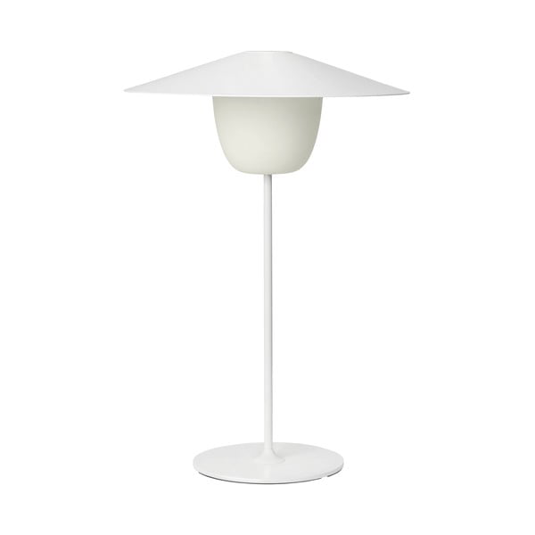 Biela stredná LED lampa Blomus Ani Lamp