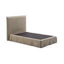 Taupe čalúnená jednolôžková posteľ 90x200 cm Jaira – Kave Home