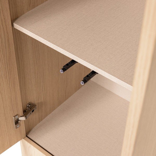 Modulárna skrinka v prírodnej farbe 54x215 cm Build – WOOOD-image-4
